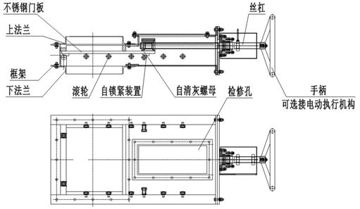 插板閥結(jié)構(gòu)圖